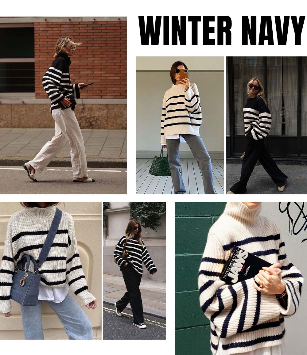 Winter Navy: la tendencia de moda en invierno
