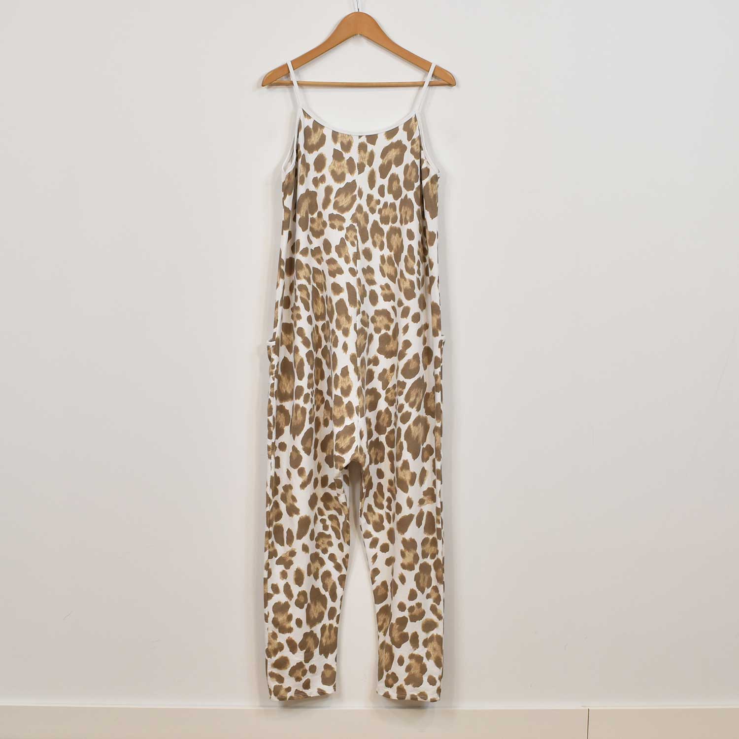 Leopard baggy jumpsuit