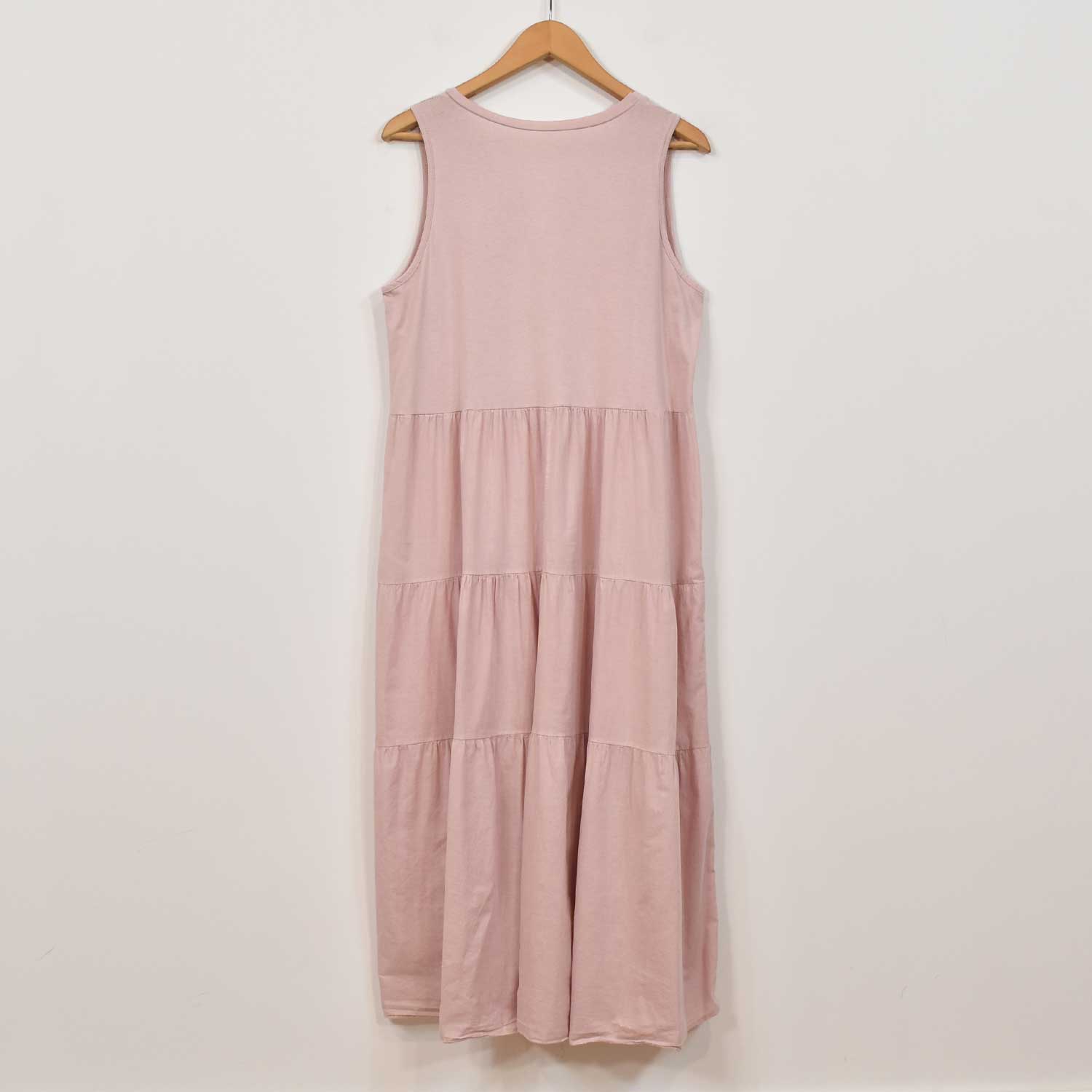 Pink stitching dress
