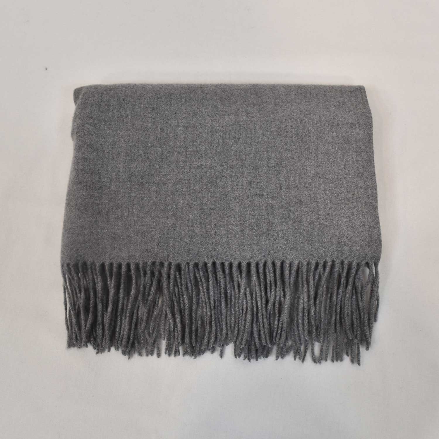 Grey cashmere foulard