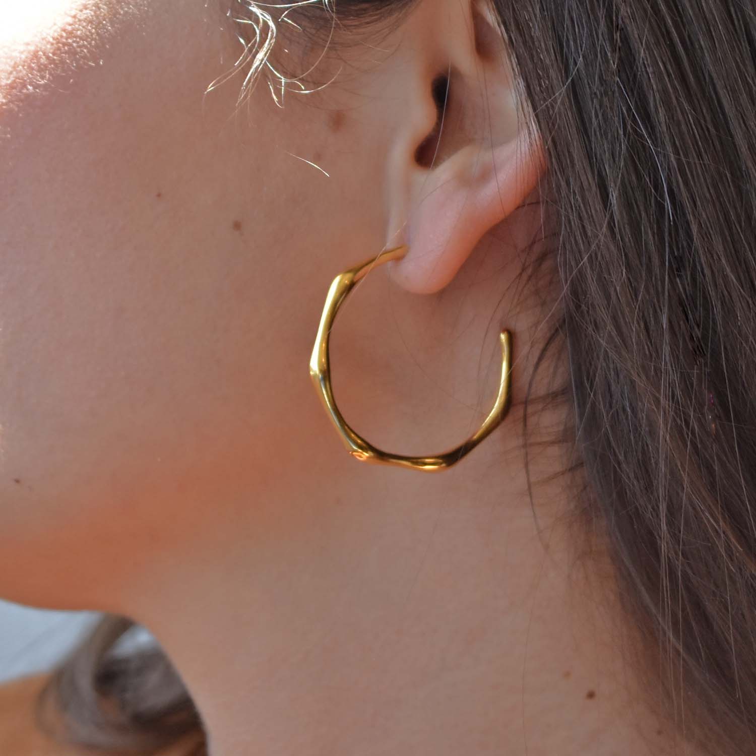 Boucles d'oreilles d'or
