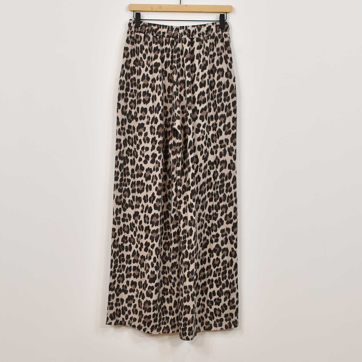 Leopard linen pants