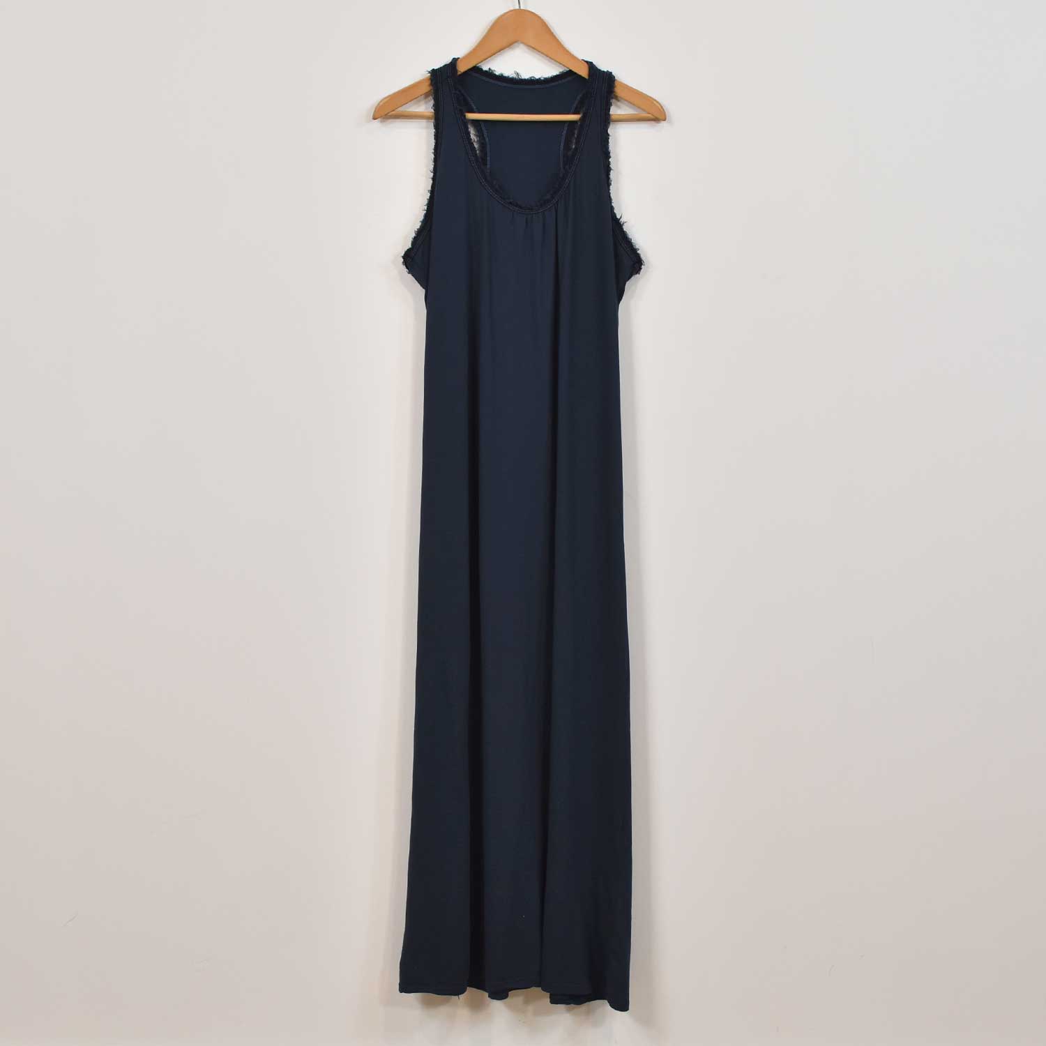 Blue denim racerback dress