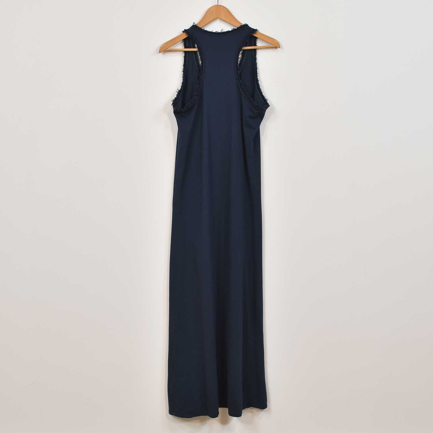 Blue denim racerback dress