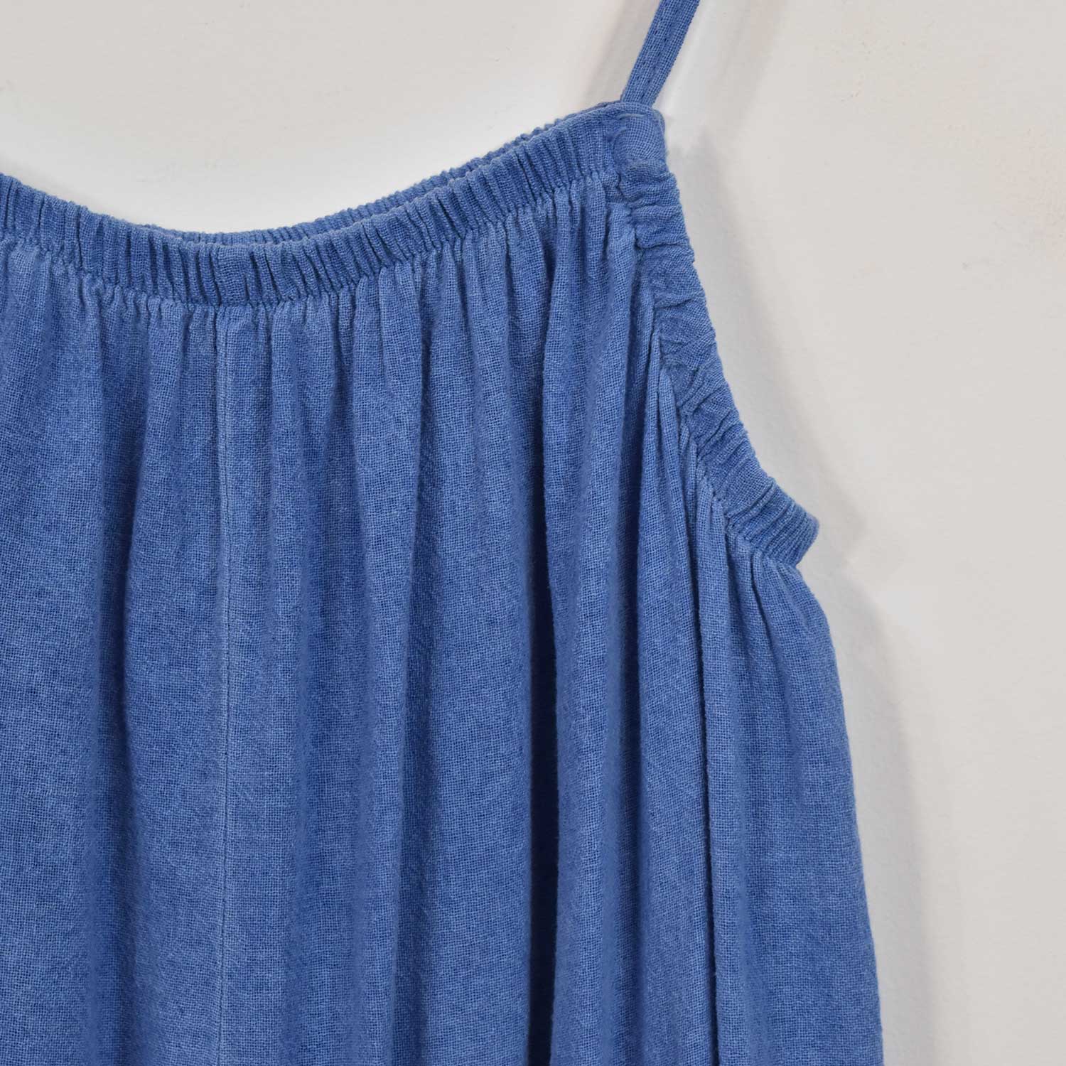 Blue cotton jumpsuit