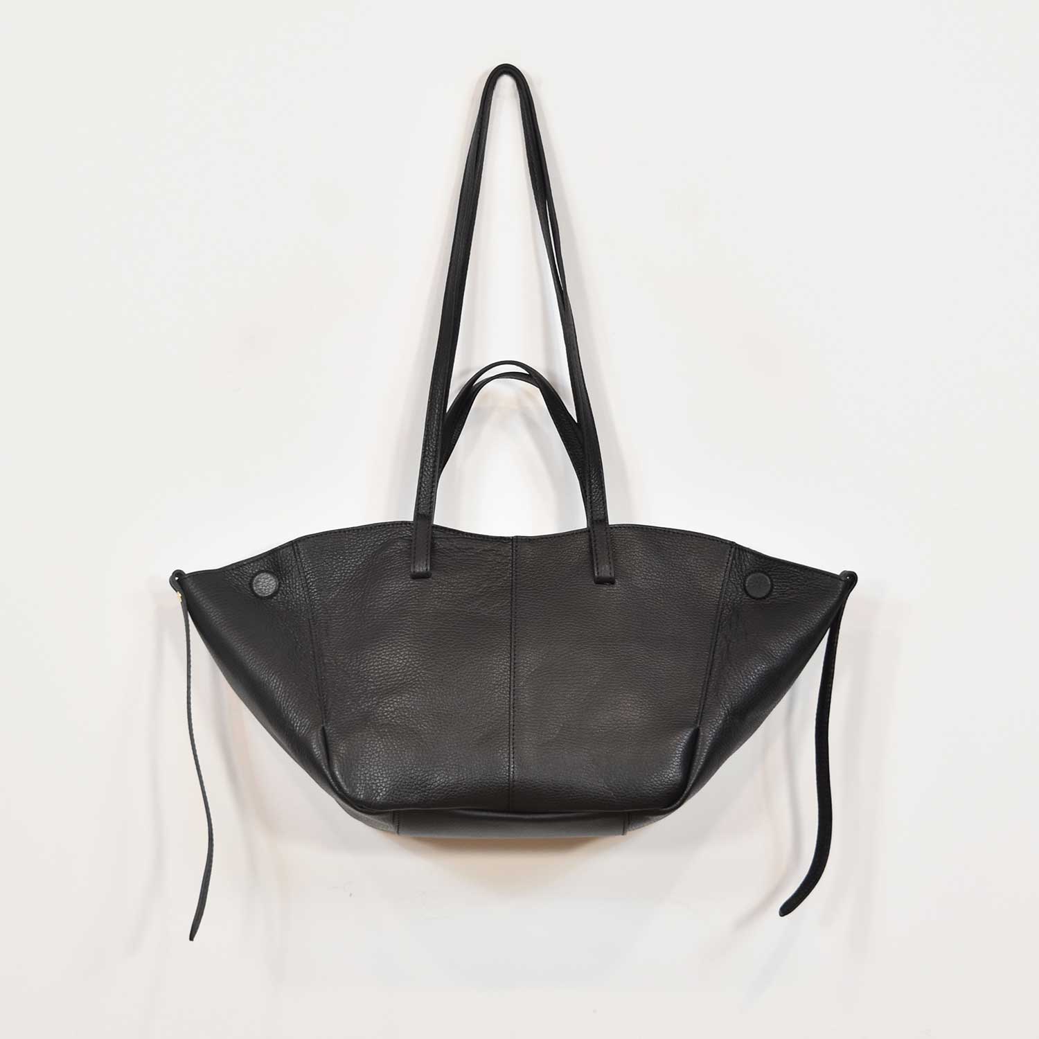 Bolso tote piel negro