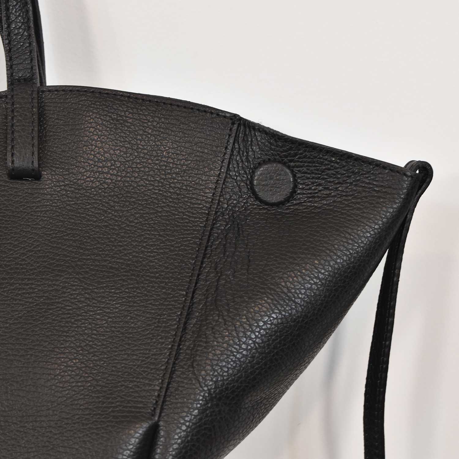 Bolso tote piel negro