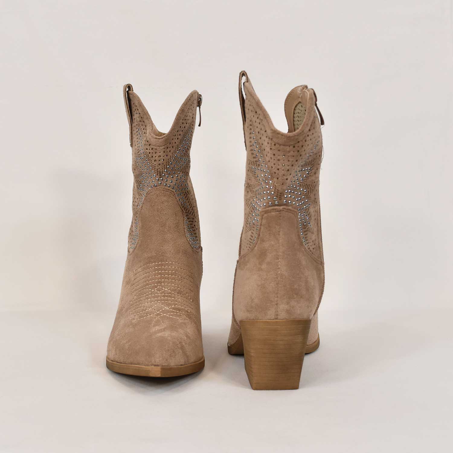 Openwork western boots