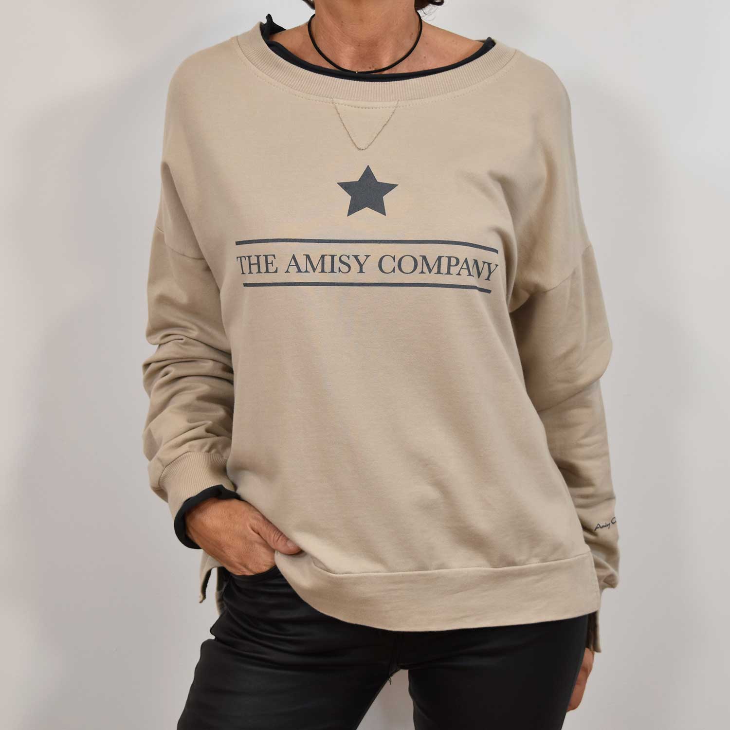 Sweatshirt ètoile Amisy beige