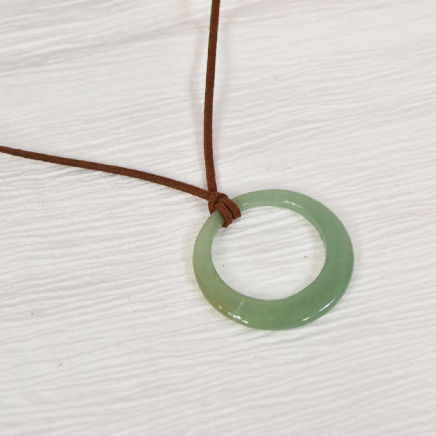 Collar aro verde