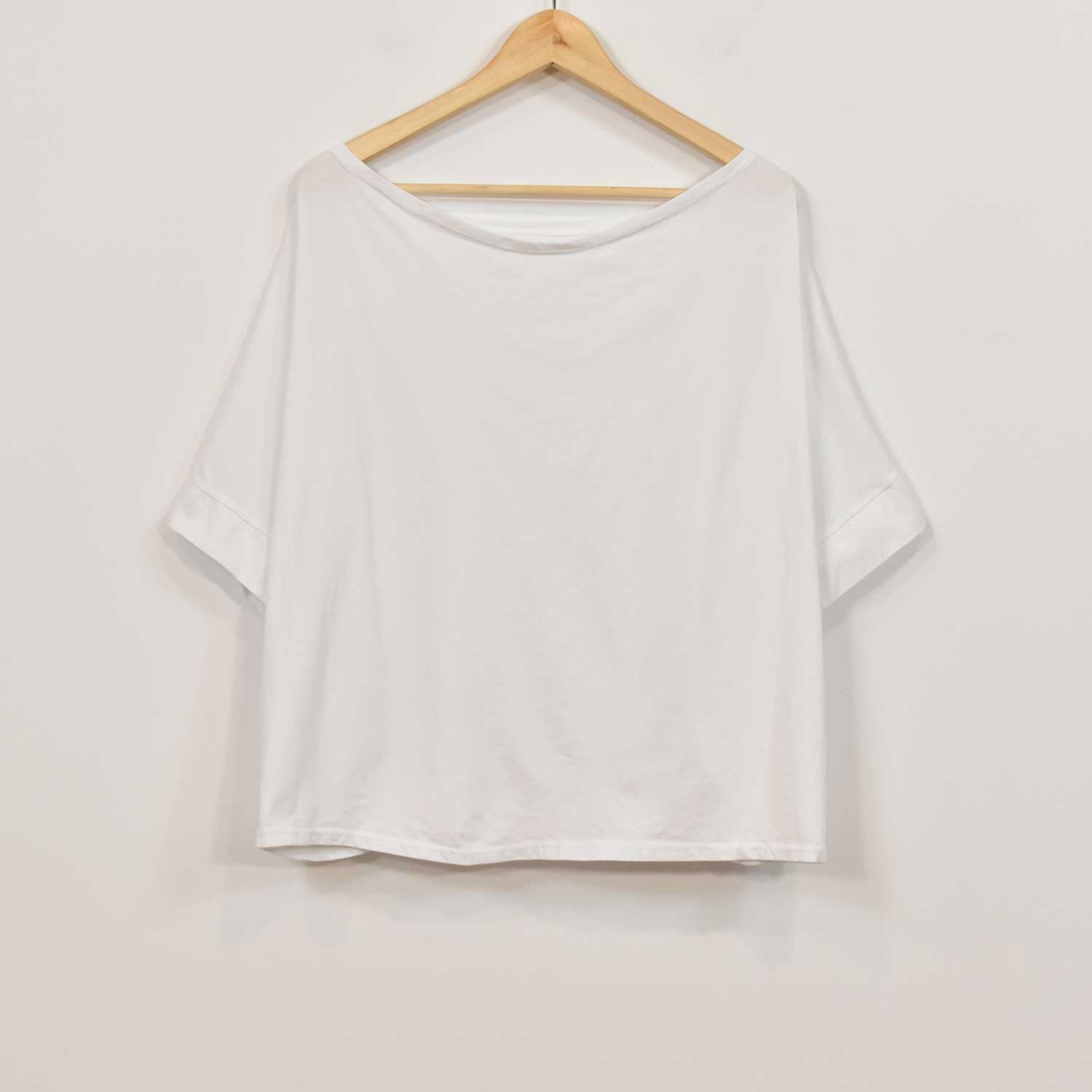 Camiseta barco oversize blanca