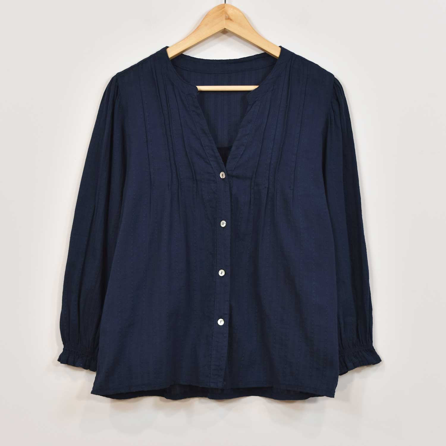 Blue texture shirt