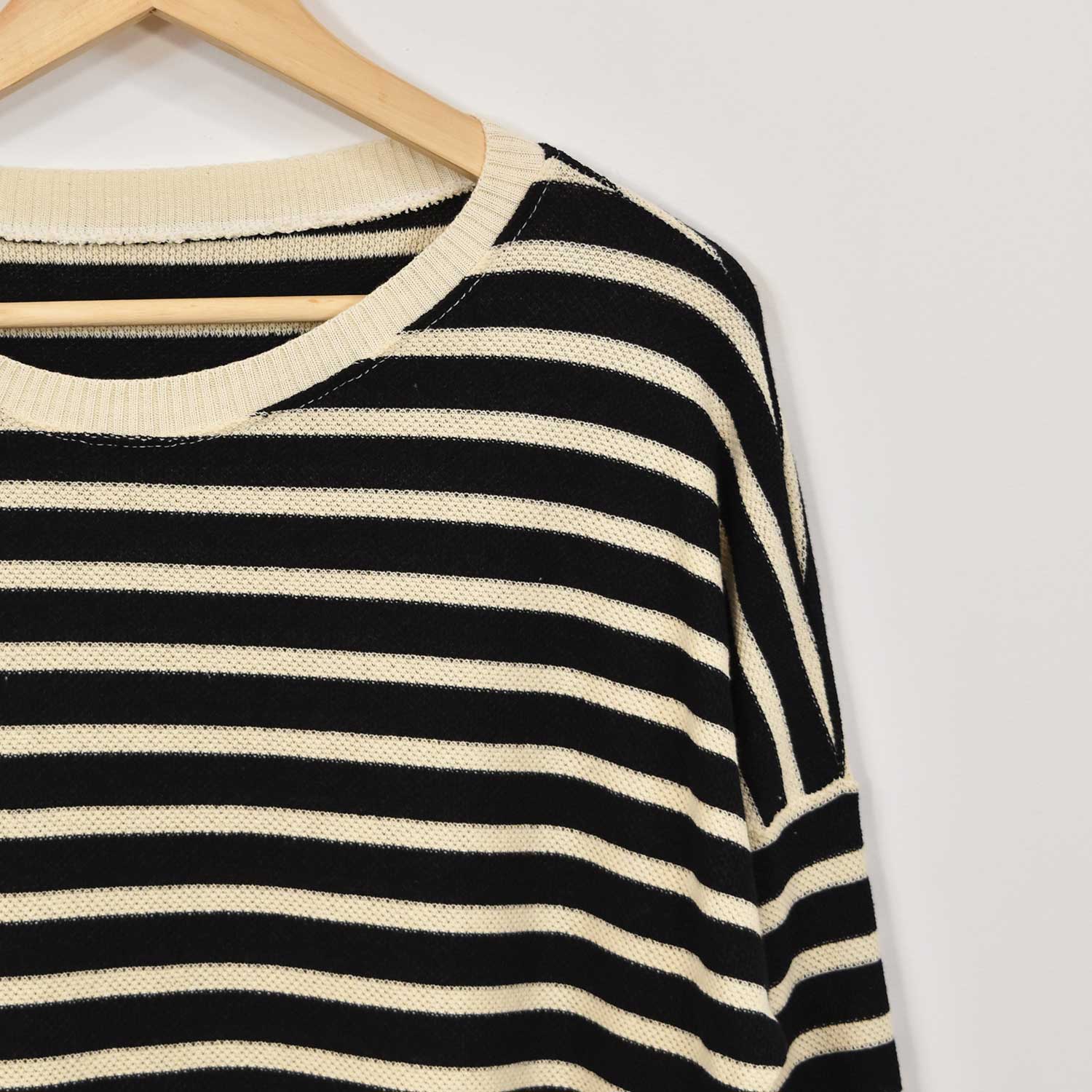 Black stripped sweater