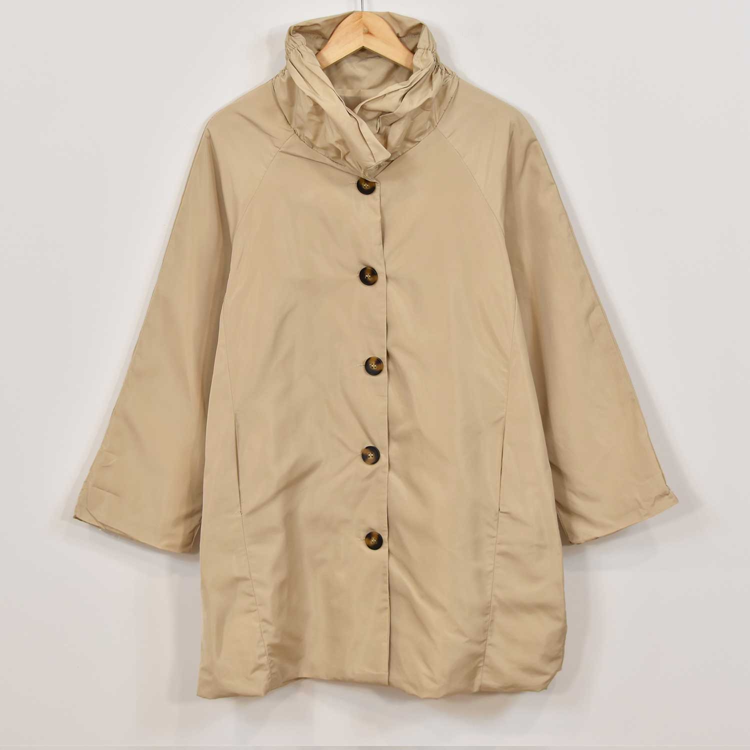 Parka outdoor boutons beige
