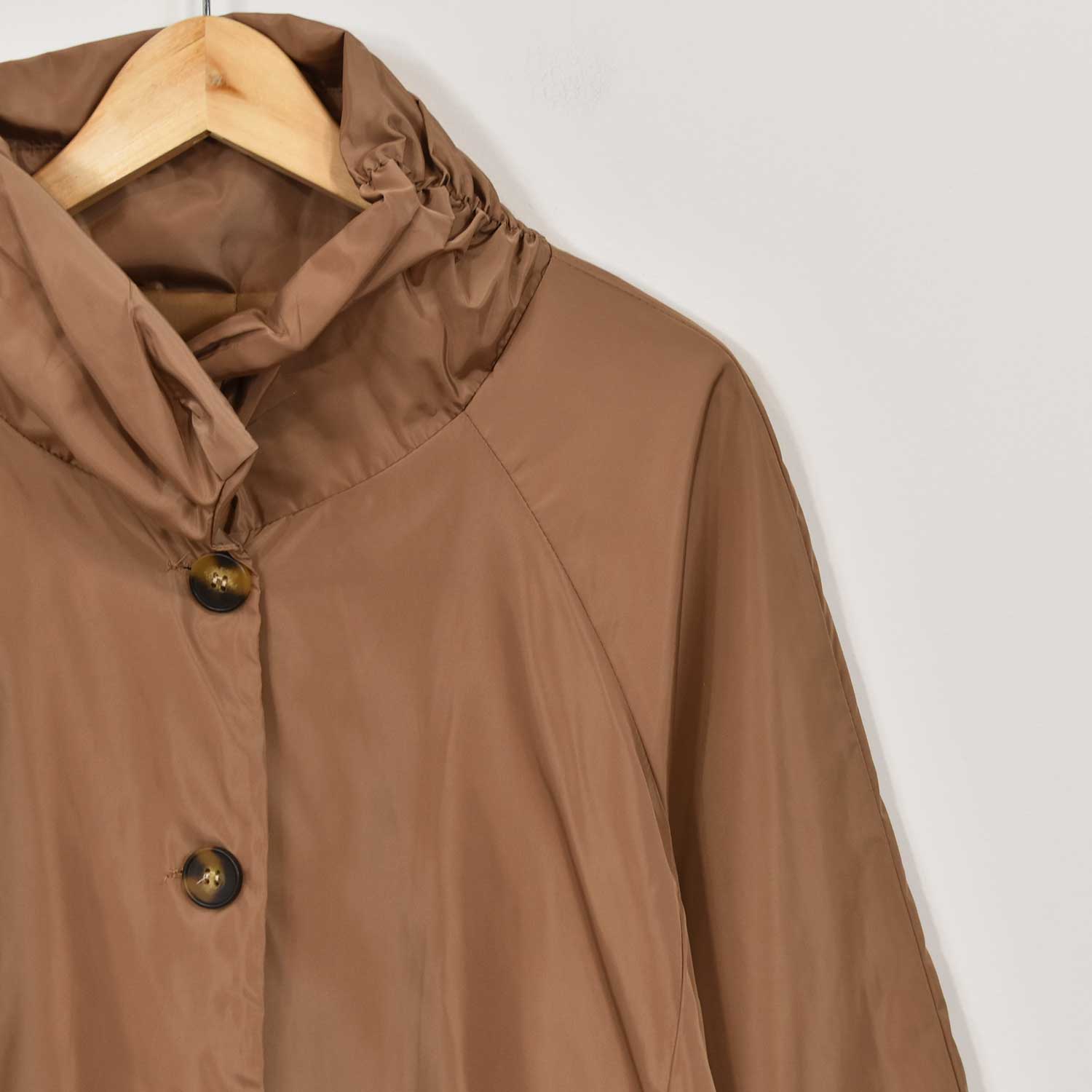 Parka outdoor boutons camel
