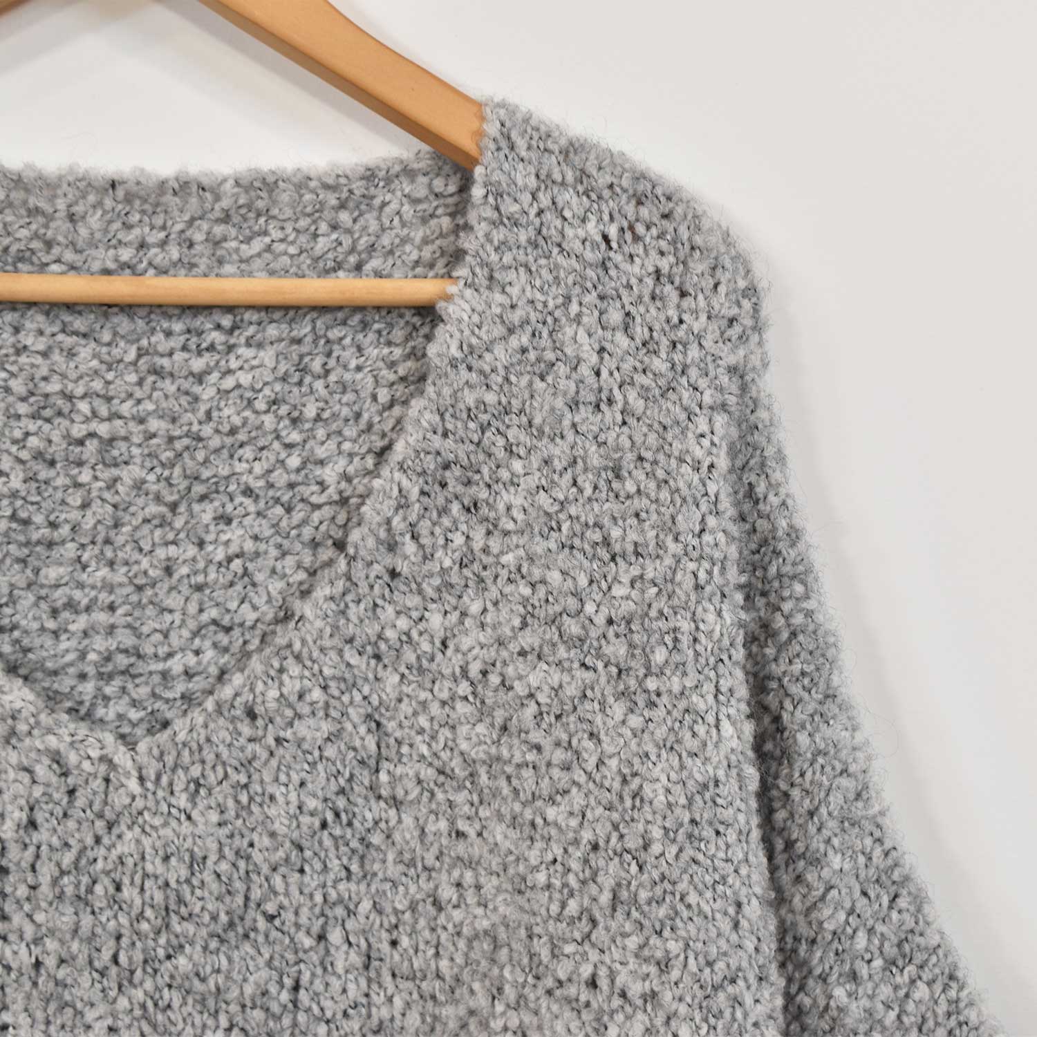 Grey lamb sweater