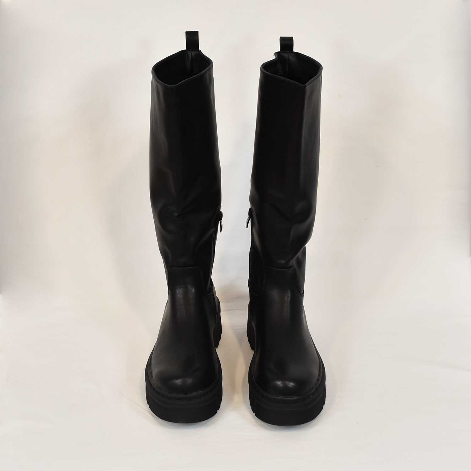 Black high boot