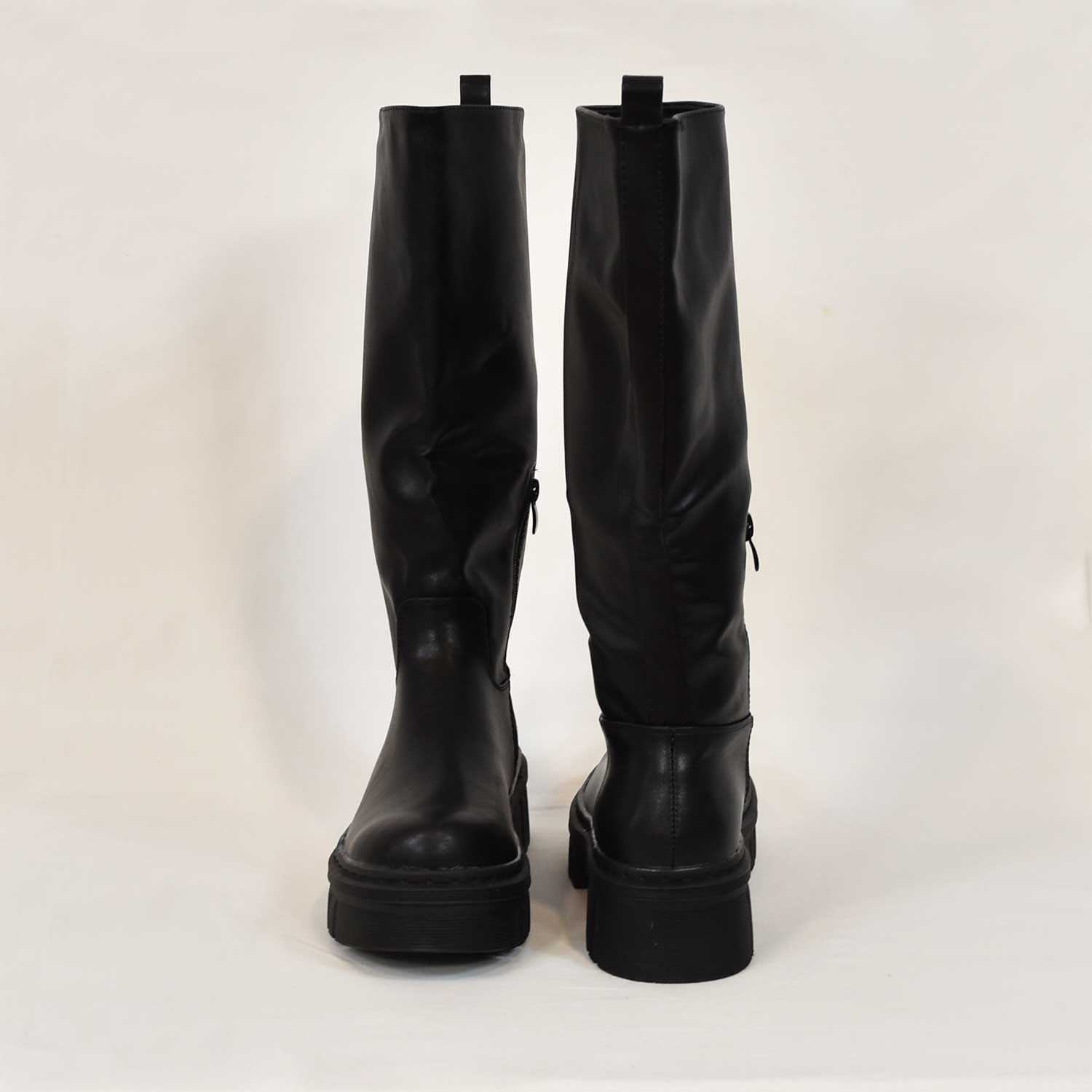 Black high boot