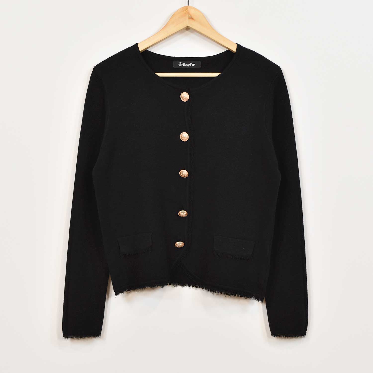 Black buttons jacket