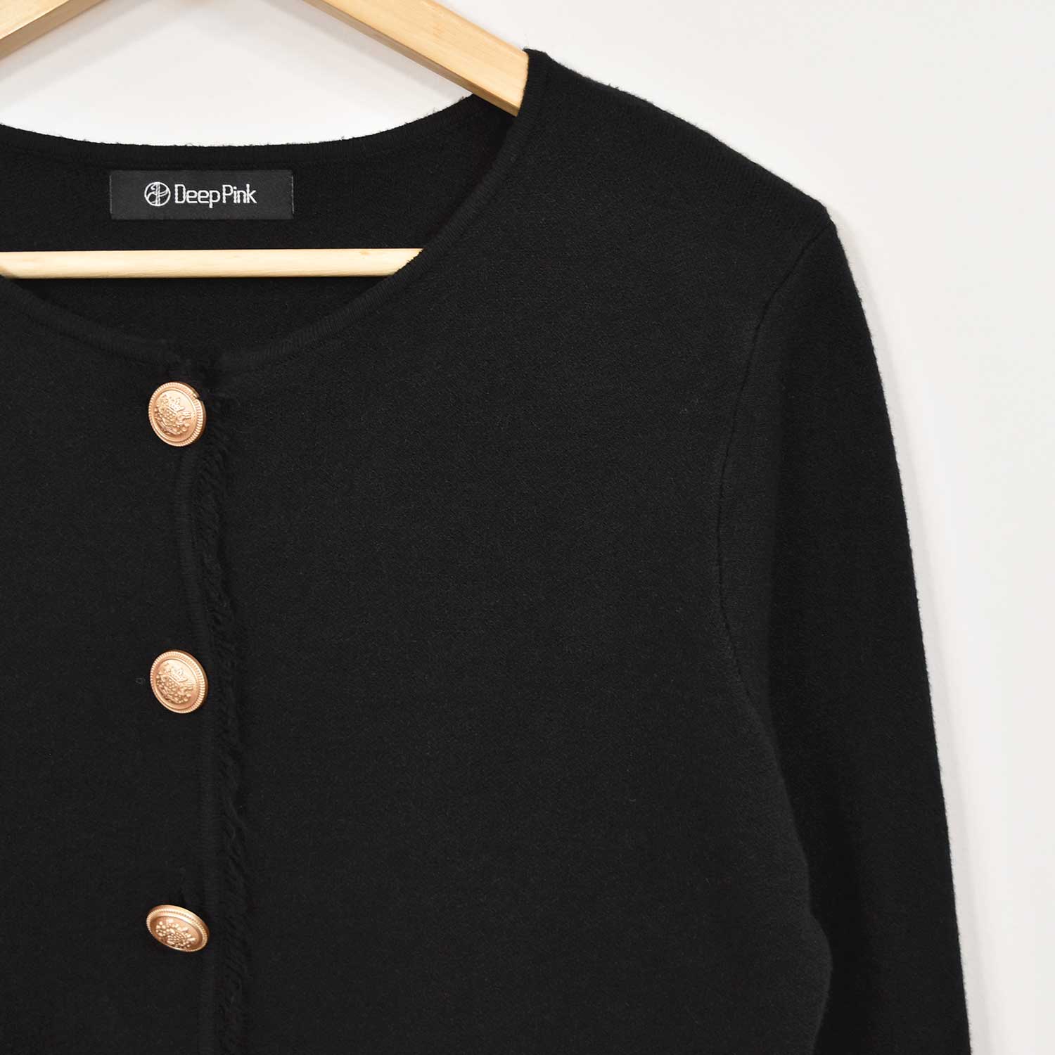 Black buttons jacket