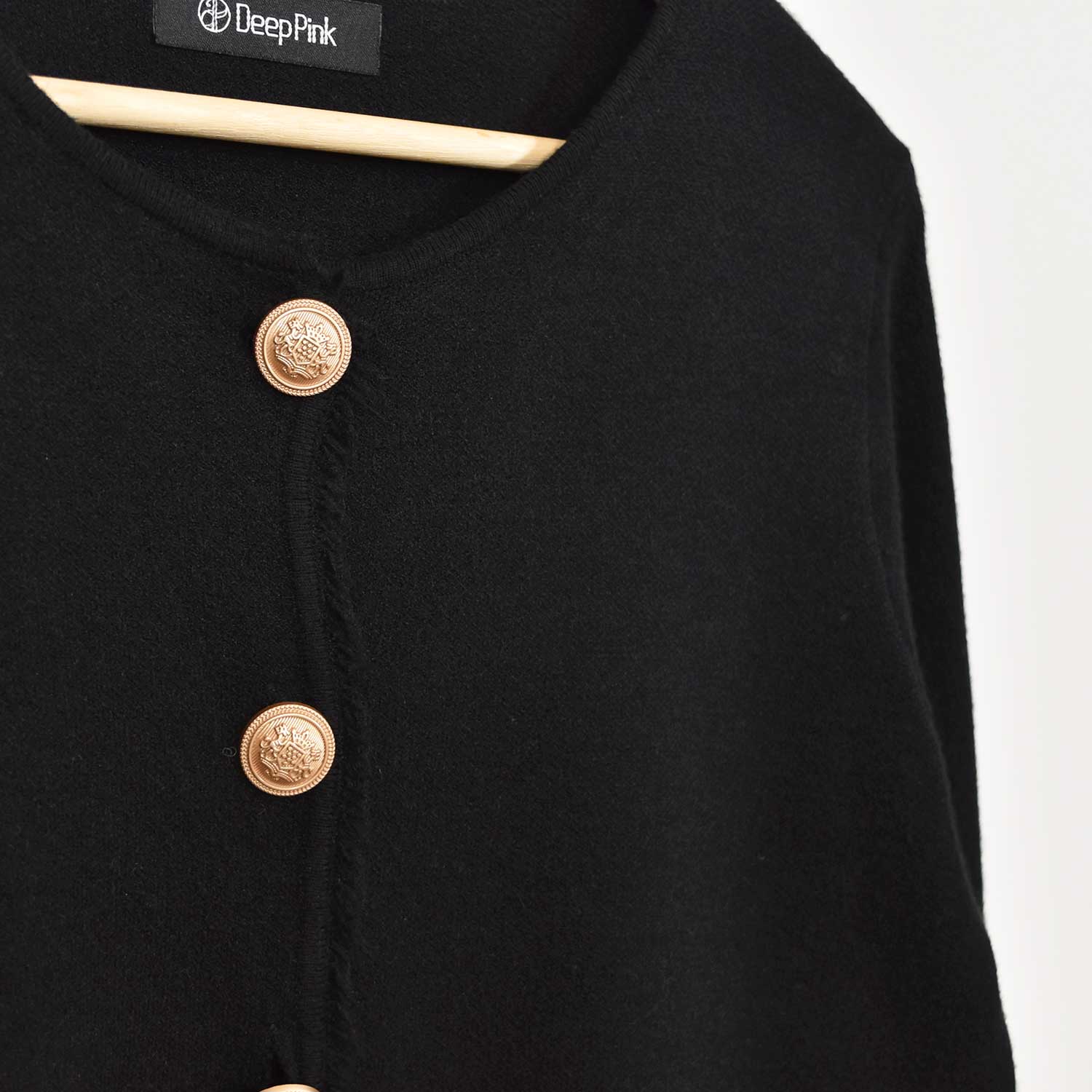 Black buttons jacket