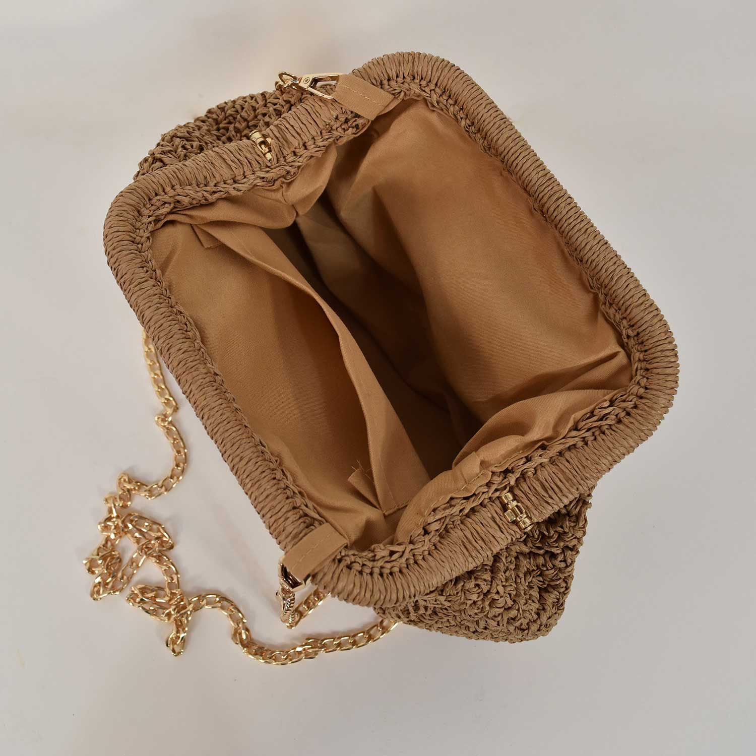 Sac clutch en raphia – The Amisy Company
