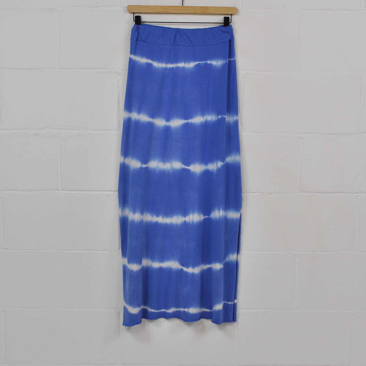 Blue tie dye skirt