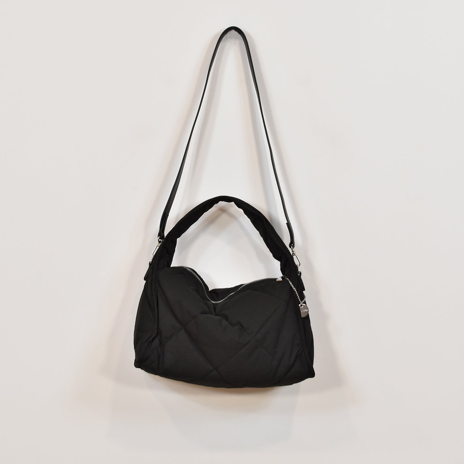 Bolso acolchado negro