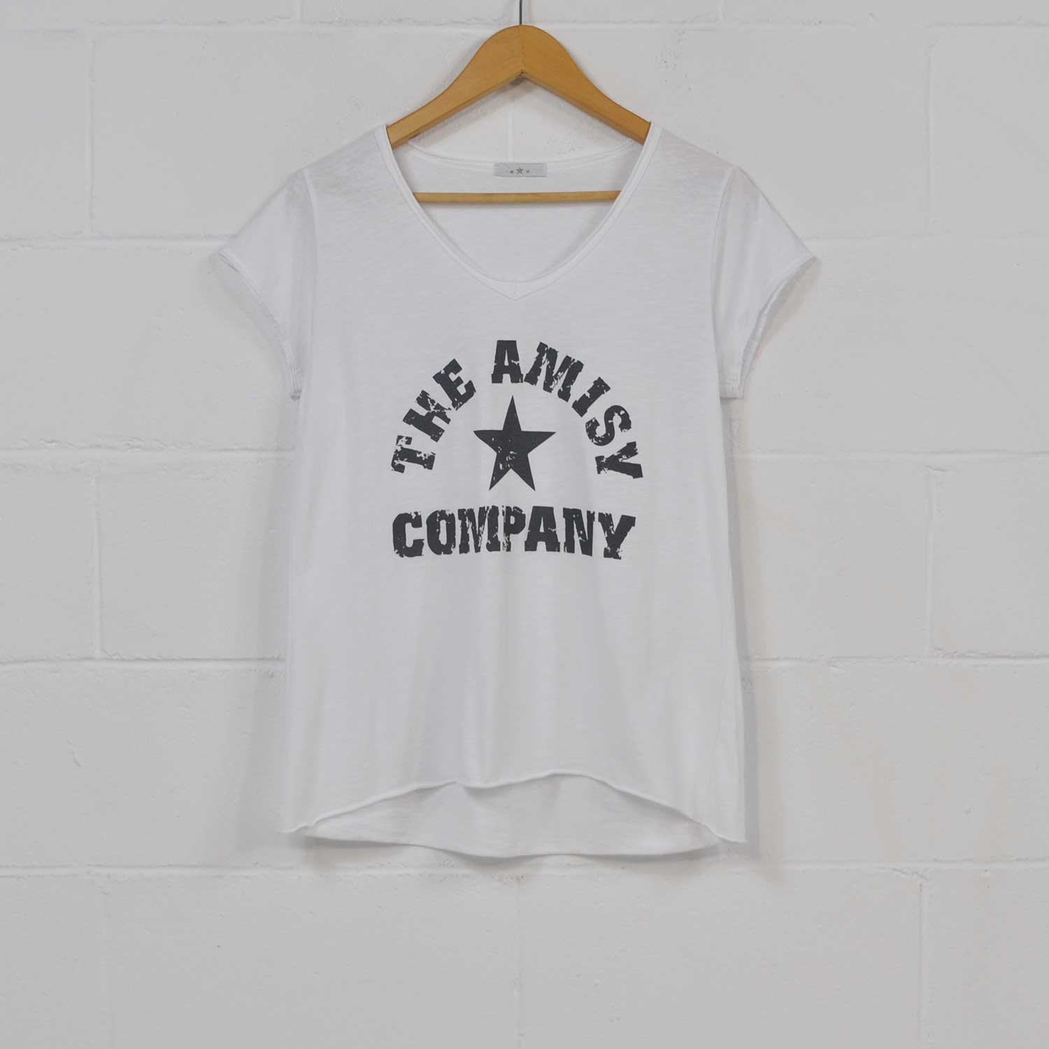 T-shirt V Amisy blanc