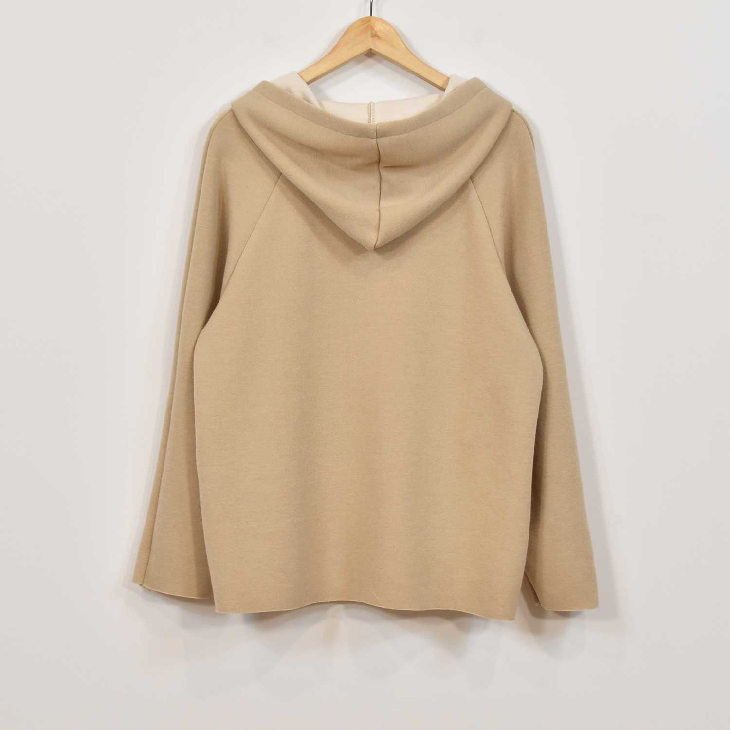 Cardigan beige zippé