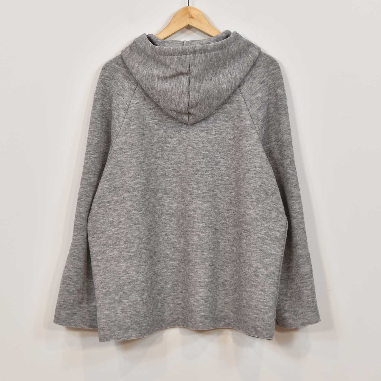 Cardigan gris zippé