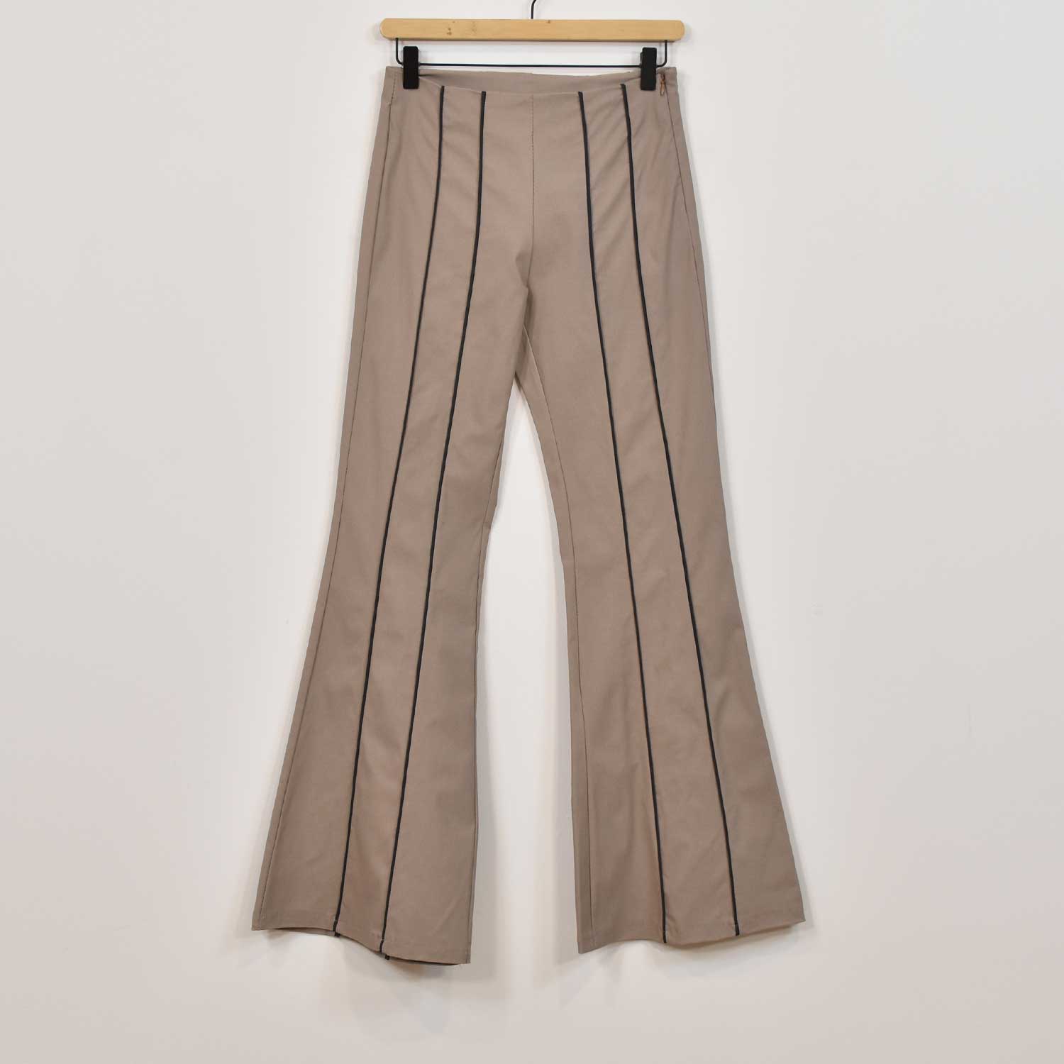 Taupe flare pants