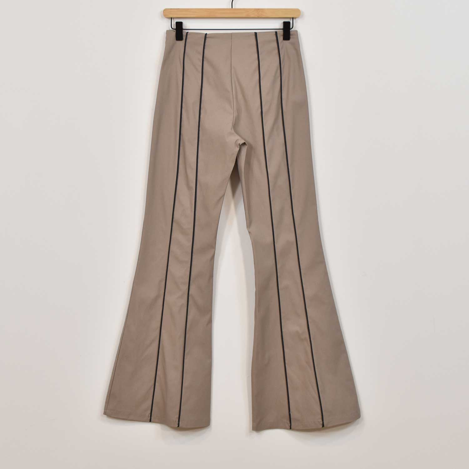 Pantalon cloche taupe