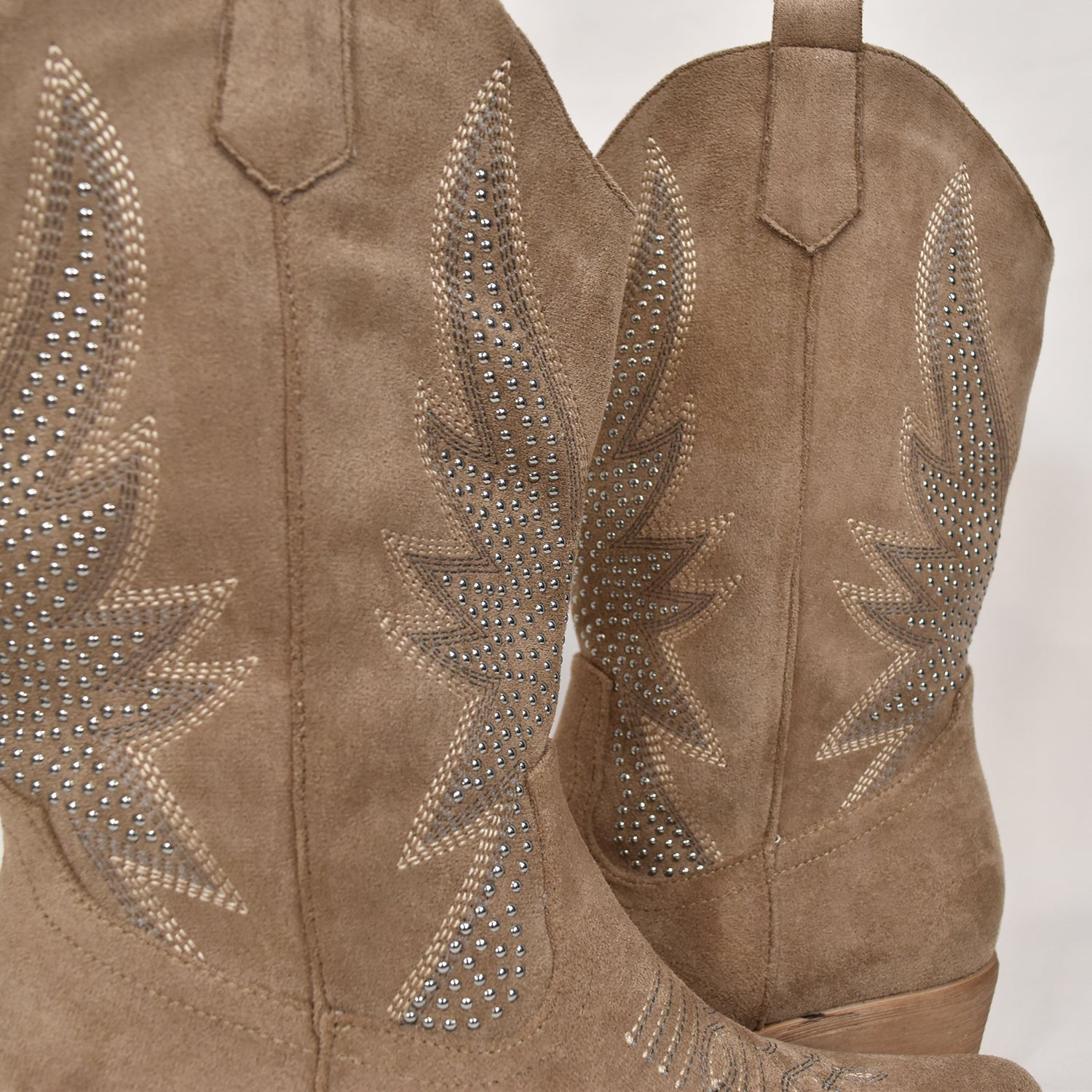 Studded cowboy boot