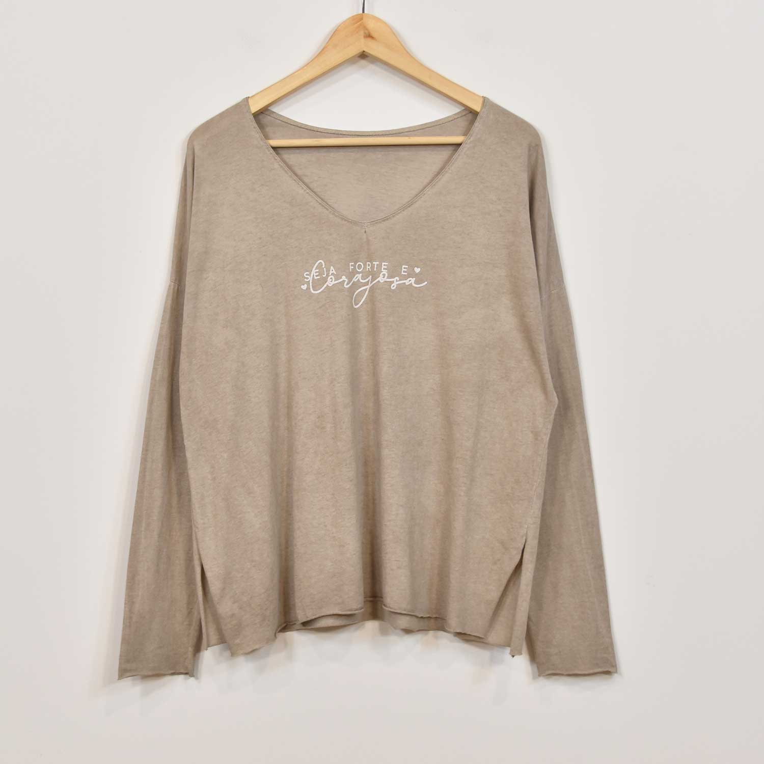 T-shirt Corayosa taupe