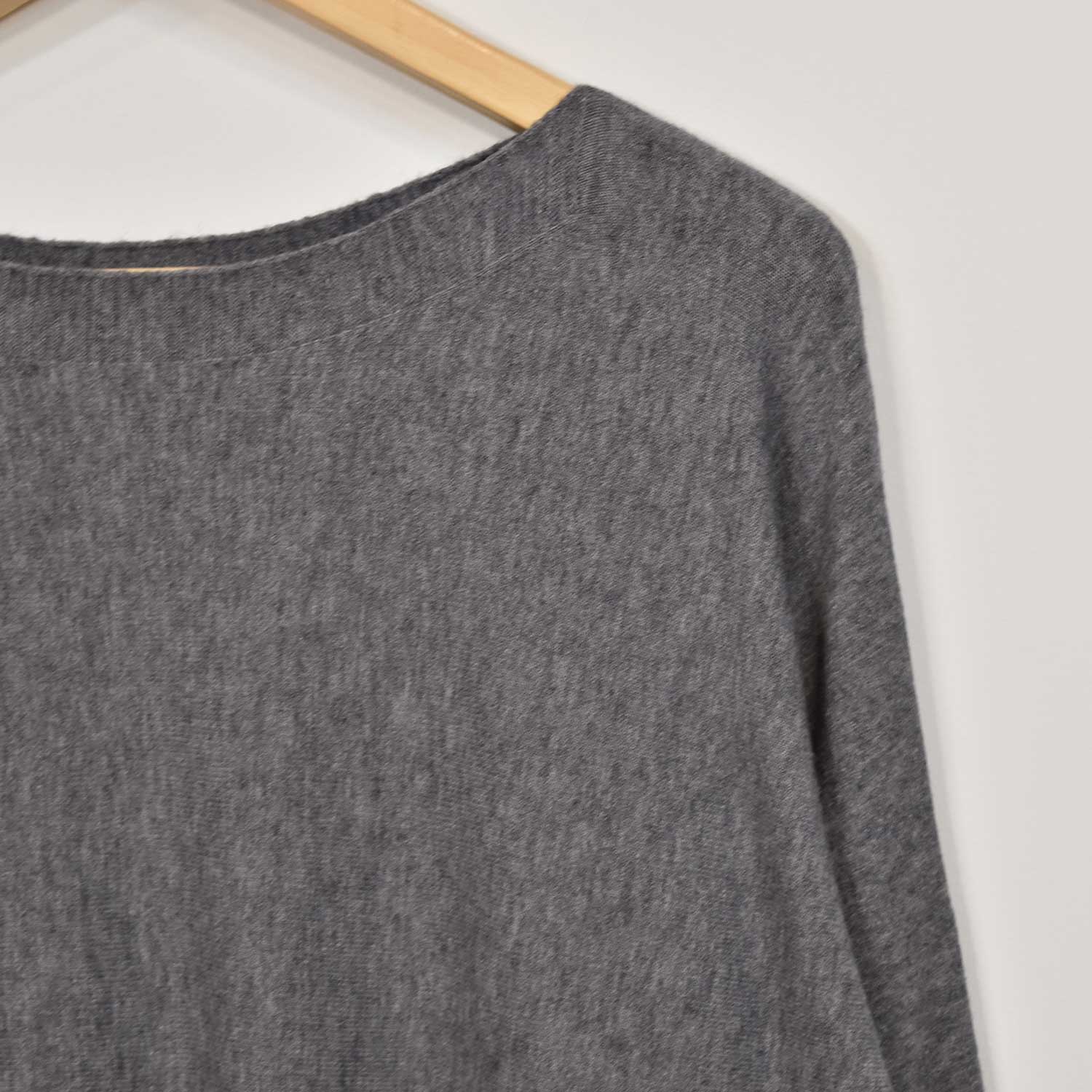 Grey crew neck sweater