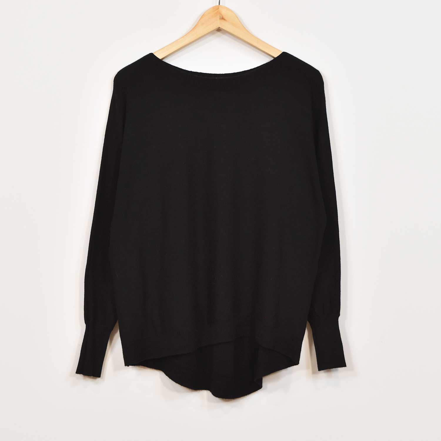 Pull col bateau noir