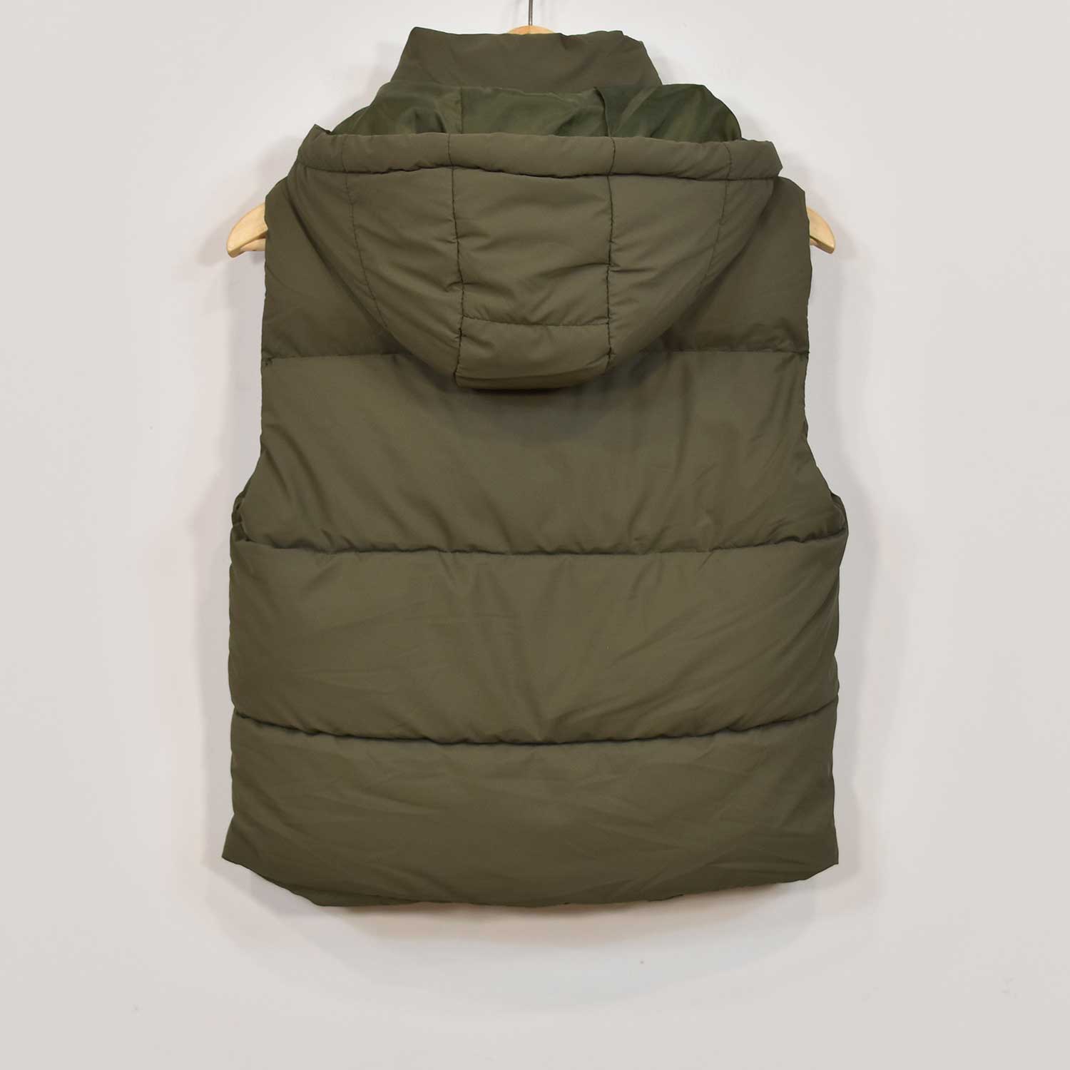 Kaki puffy vest