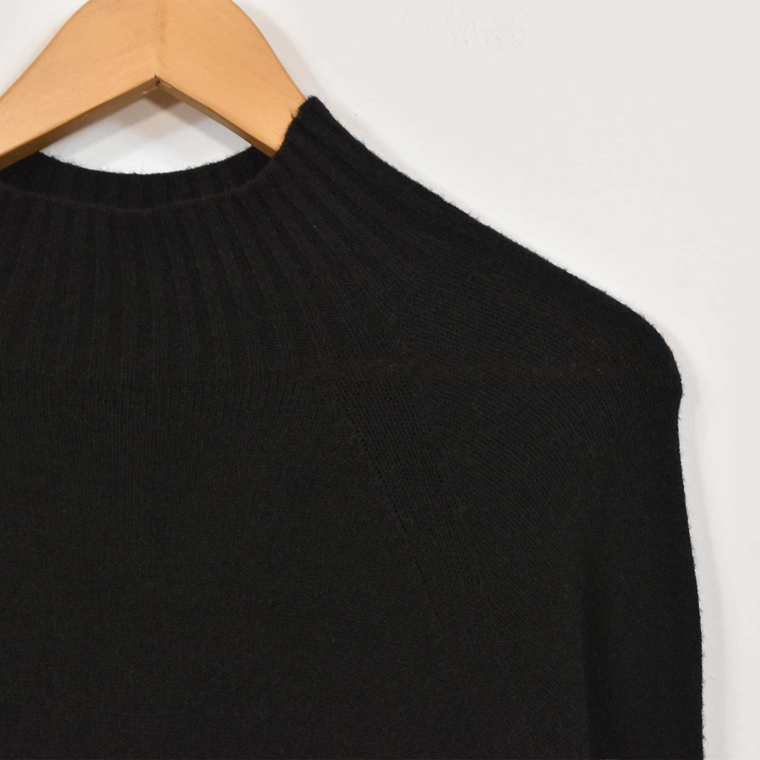 Black shop thin turtleneck