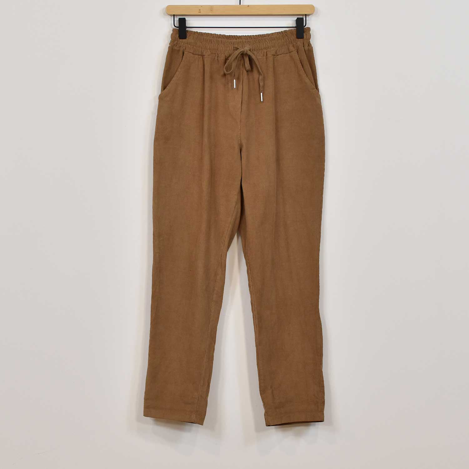 Camel corduroy bAGGY pants