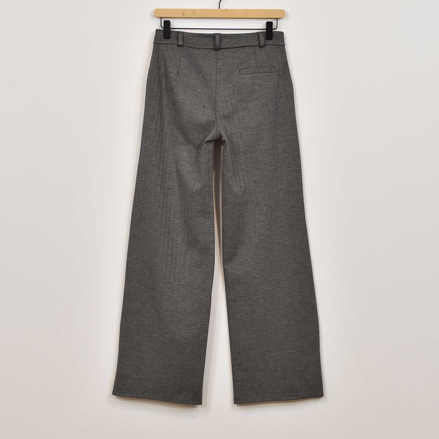 Grey herringbone pants