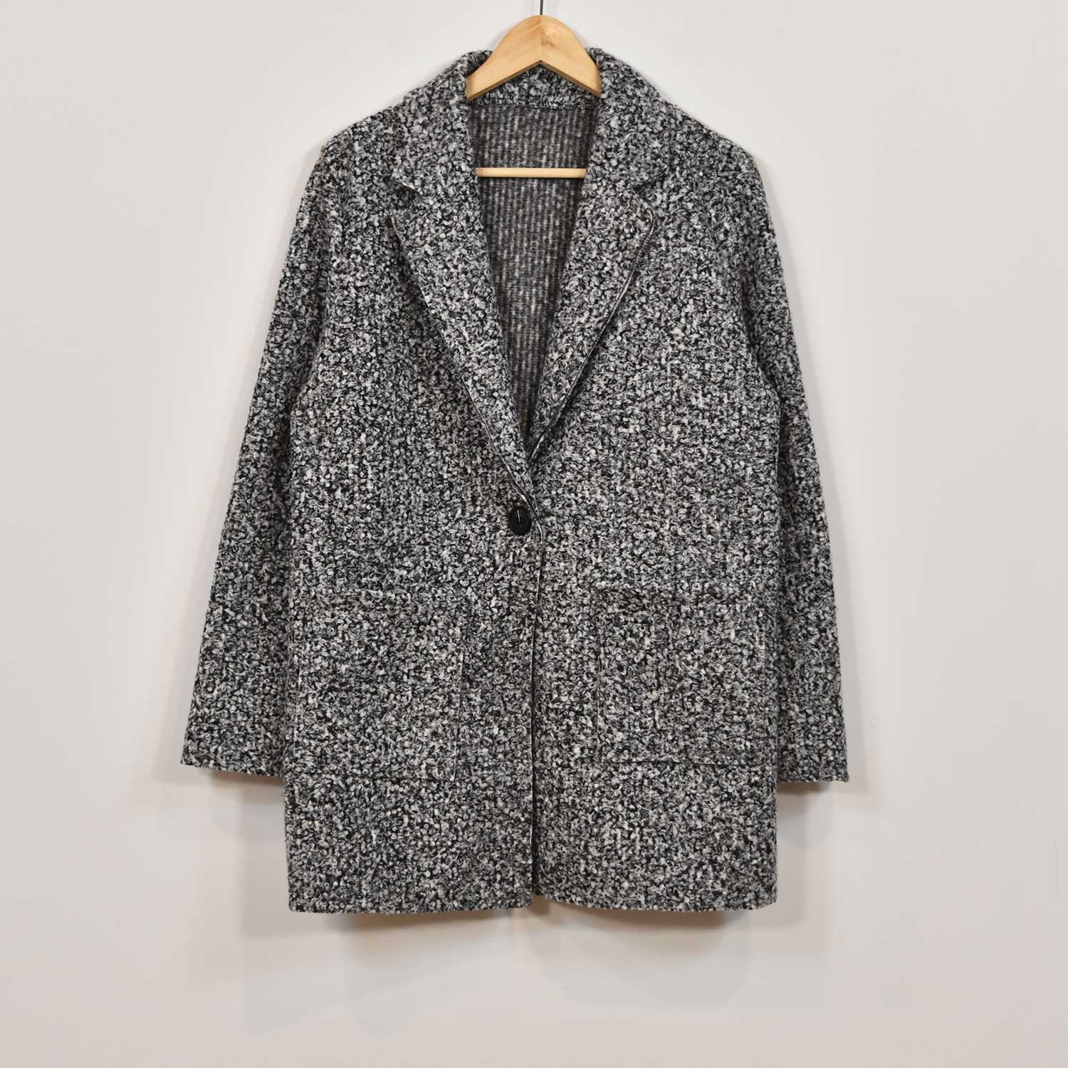 Manteau lamb gris