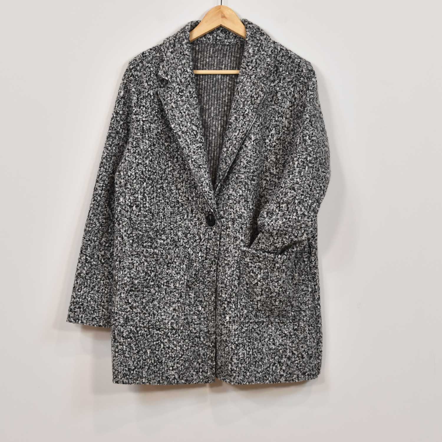 Manteau lamb gris