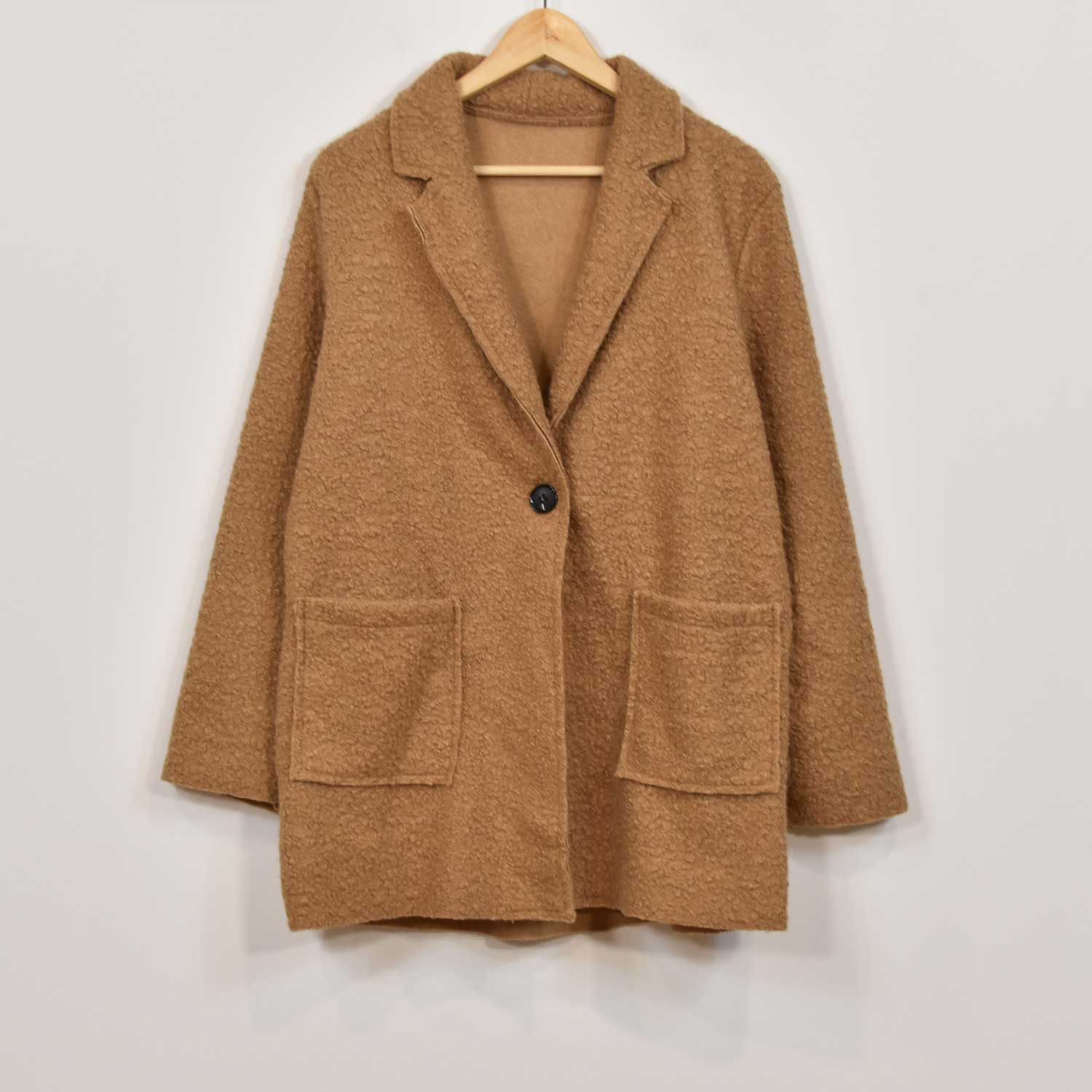 Manteau lamb marron