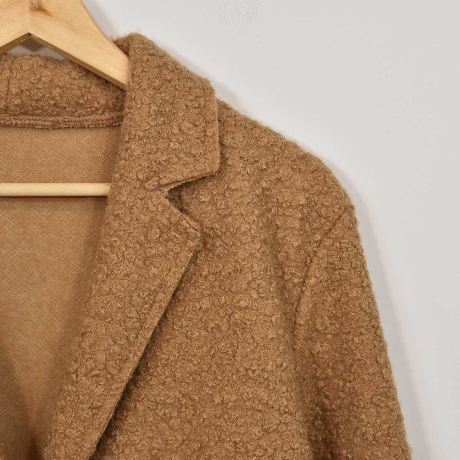 Brown lamb coat