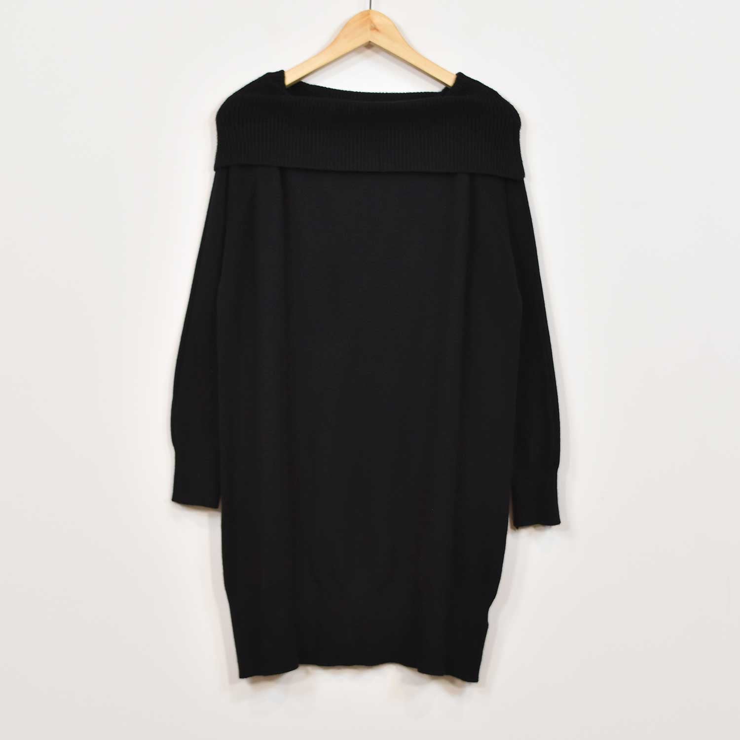 Black shoulders dress