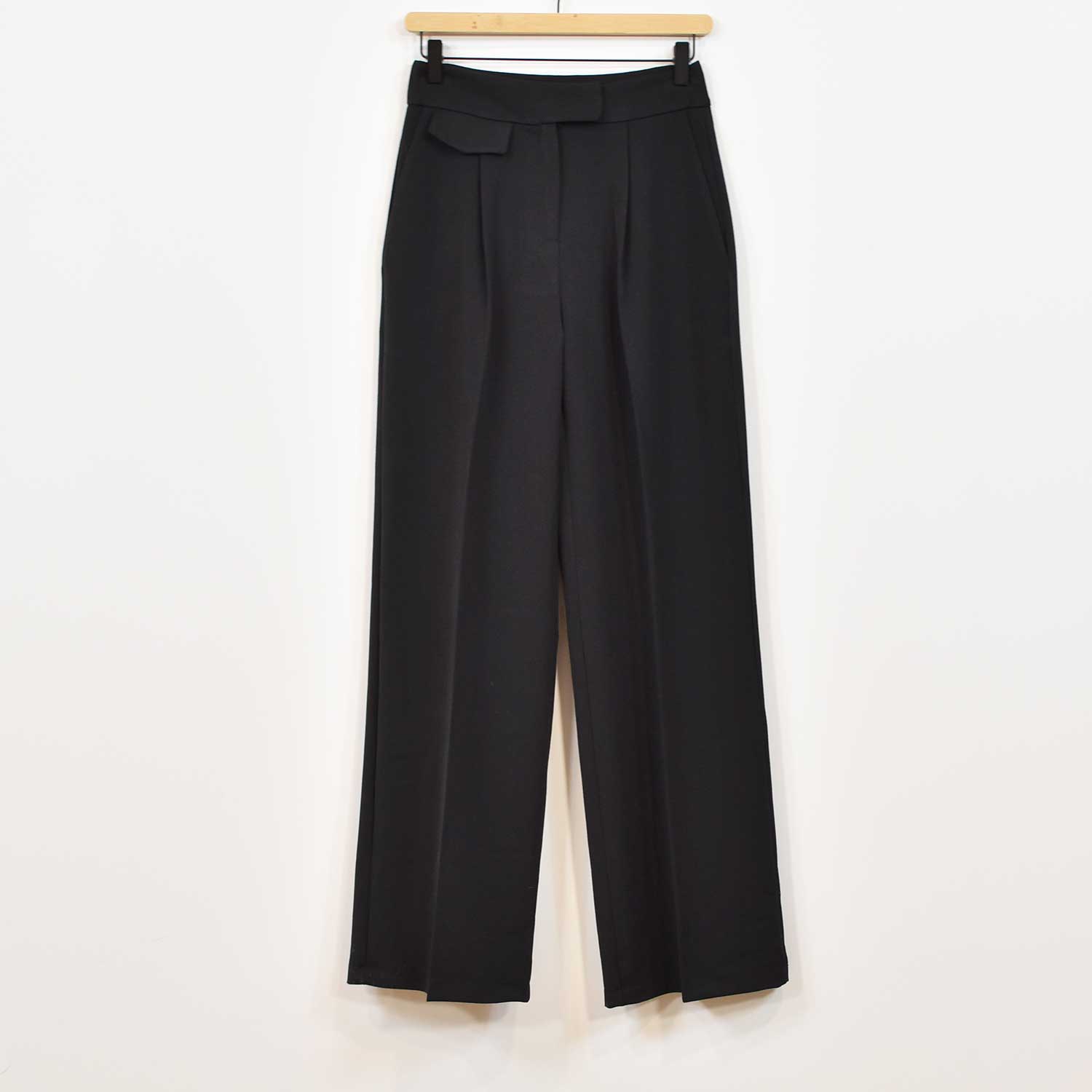 Pantalón wide leg negro