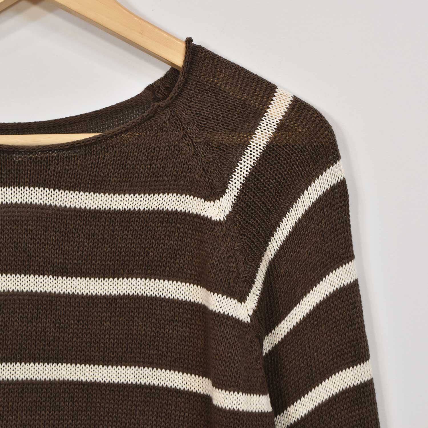 Brown navy sweater