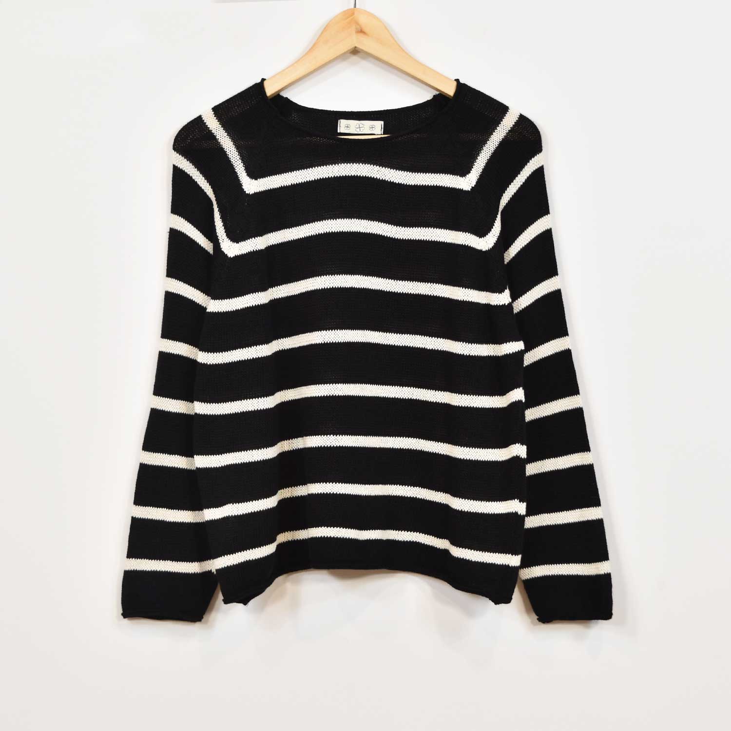 Black navy sweater