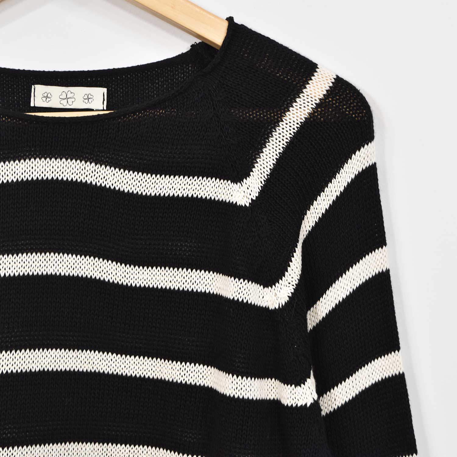 Black navy sweater